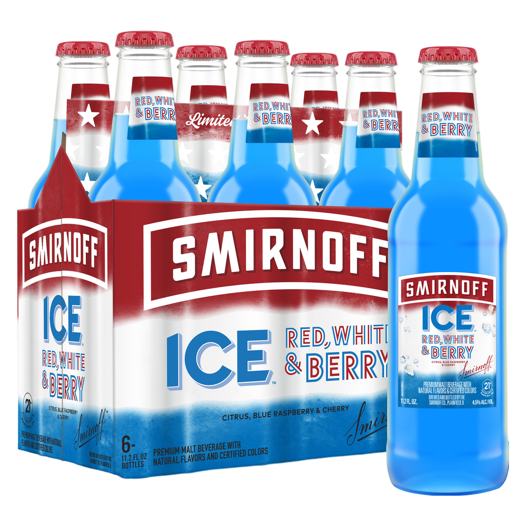 Smirnoff Red, White & Berry 6pk 12oz Can