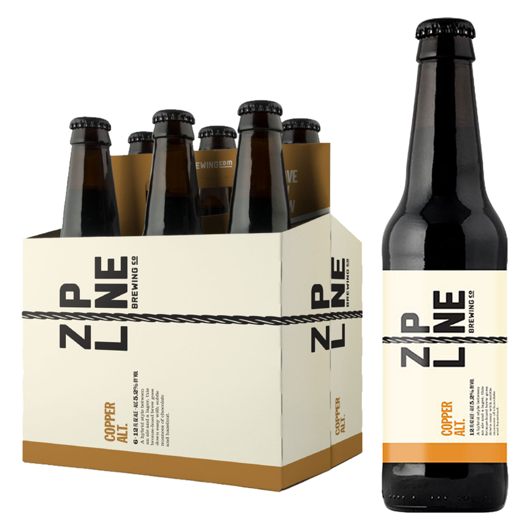 Zipline Copper 6pk 12oz Btl 5.2% ABV