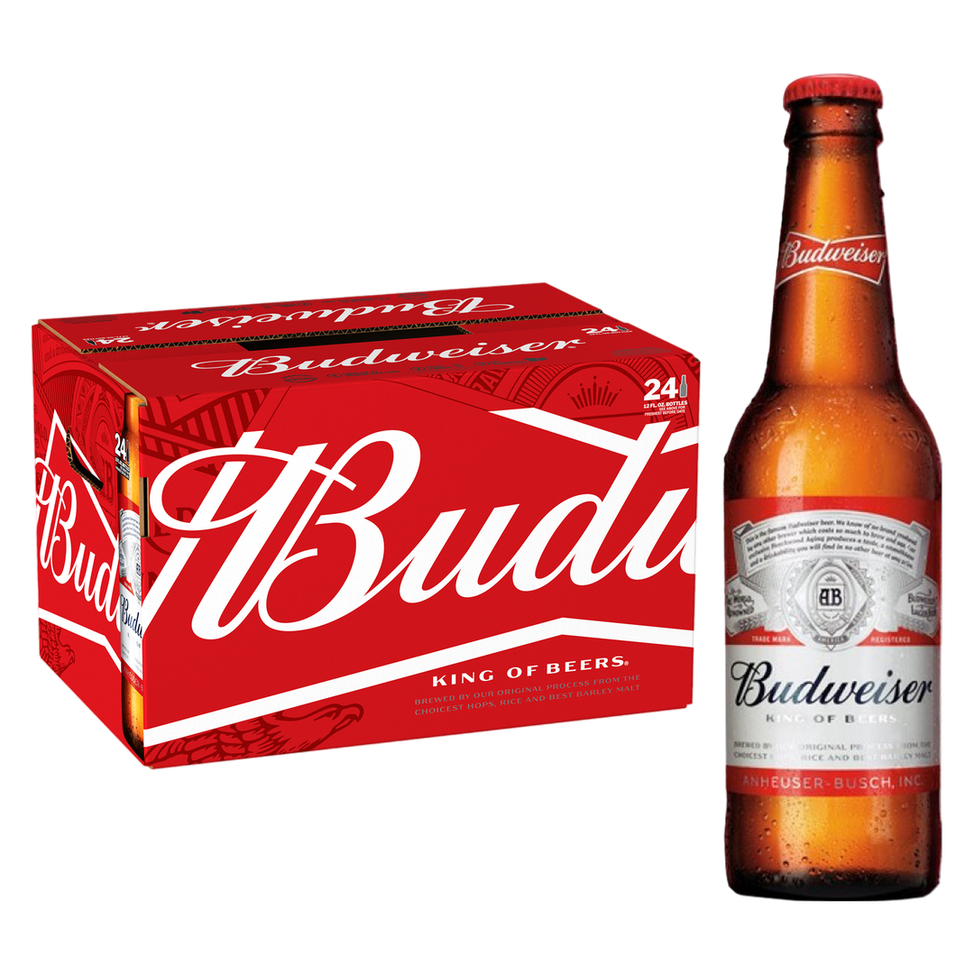 Budweiser 24pk 12oz Btl 5.0% ABV