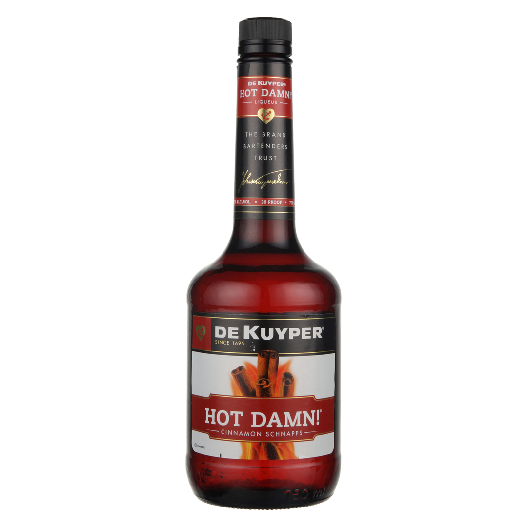 Dekuyper Hot Damn! 100 Proof Cinnamon Schnapps Liqueur