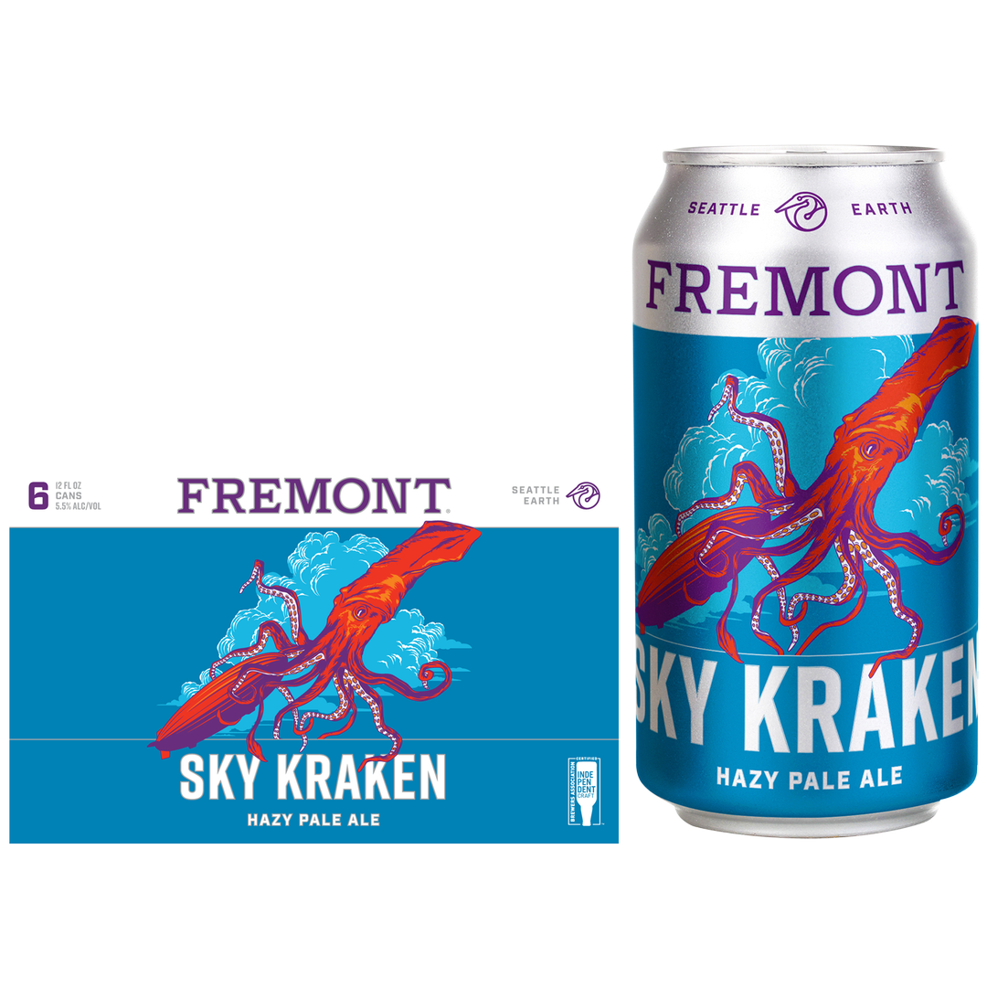 Fremont Brewing Sky Kraken Hazy Pale Ale 6pk 12oz Can