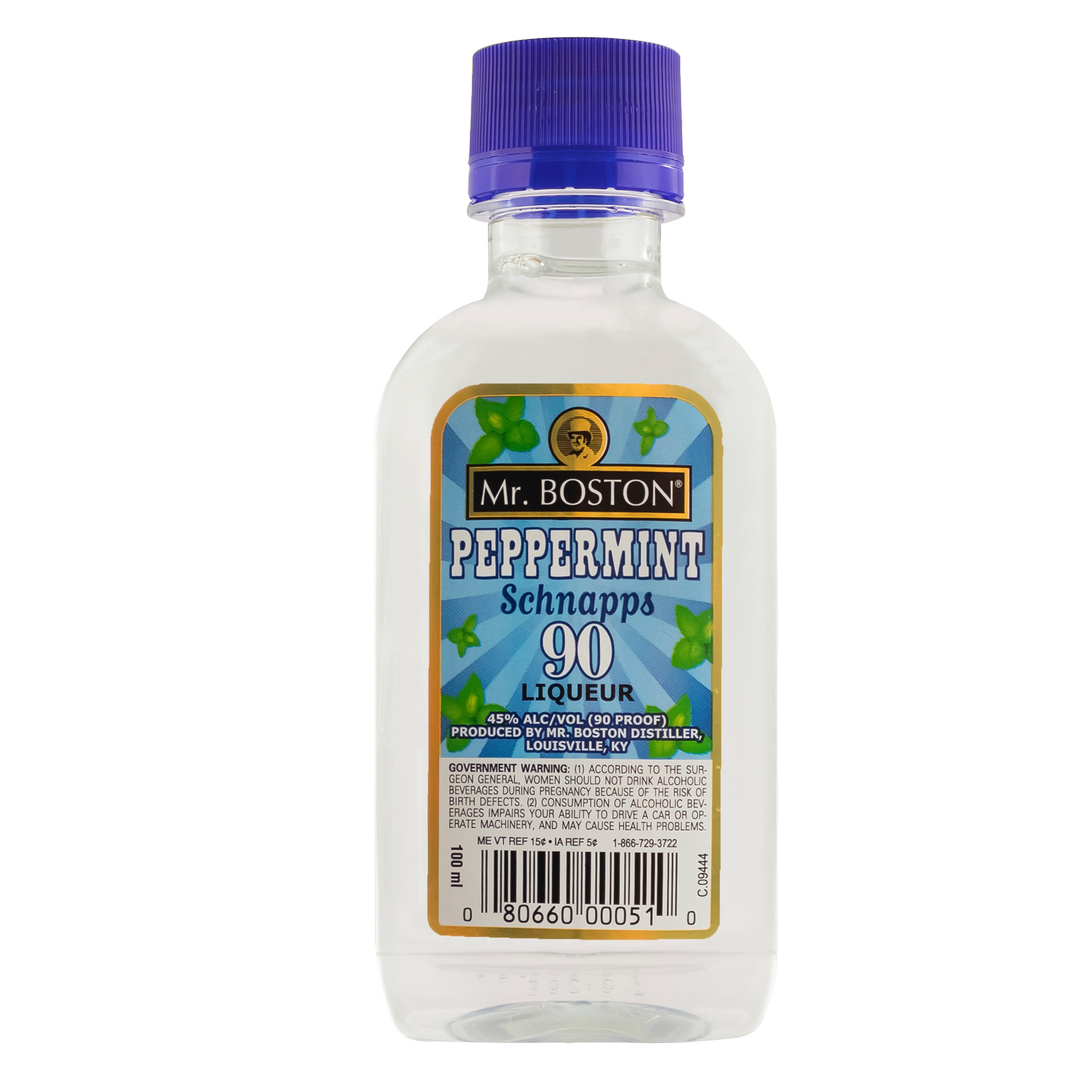 Mr. Boston Peppermint Schnapps 90 Proof