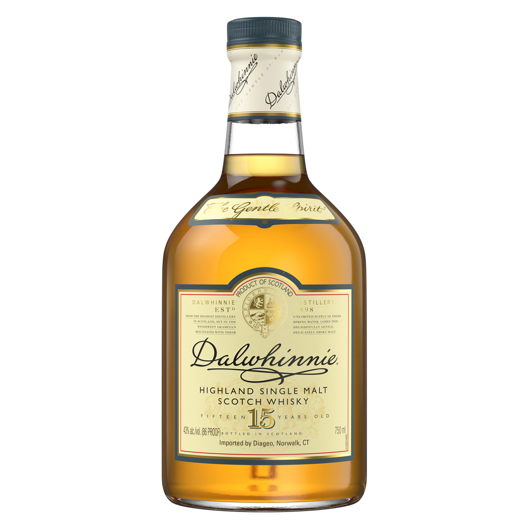 Dalwhinnie 15 Year Old Single Malt Scotch Whisky, 750 mL
