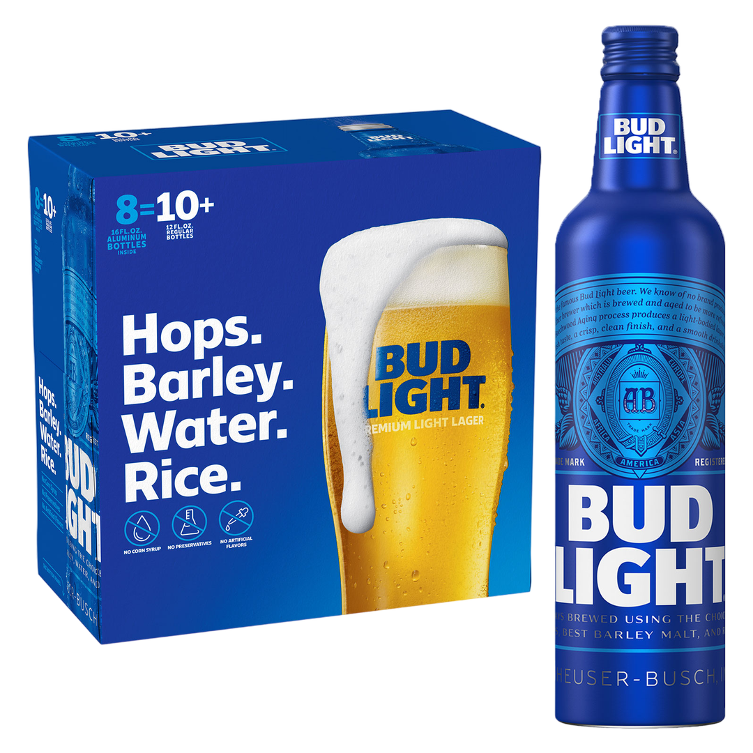 Bud Light 8pk 16oz Alum Btl 4.2% ABV