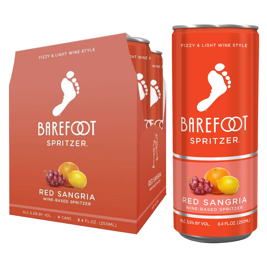 Barefoot Red Sangria Spritzer 4pk