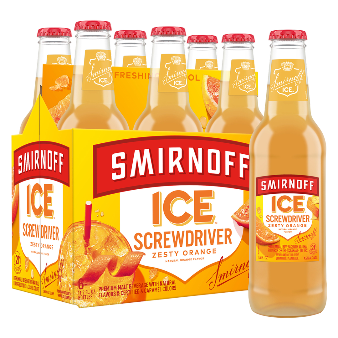 Smirnoff Ice Screwdriver 6pk 11.2oz Btl 4.5% ABV