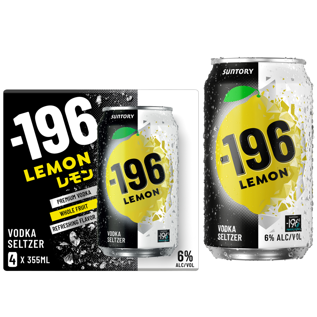'-196 Lemon RTD 4pk 355ml Can 6% ABV