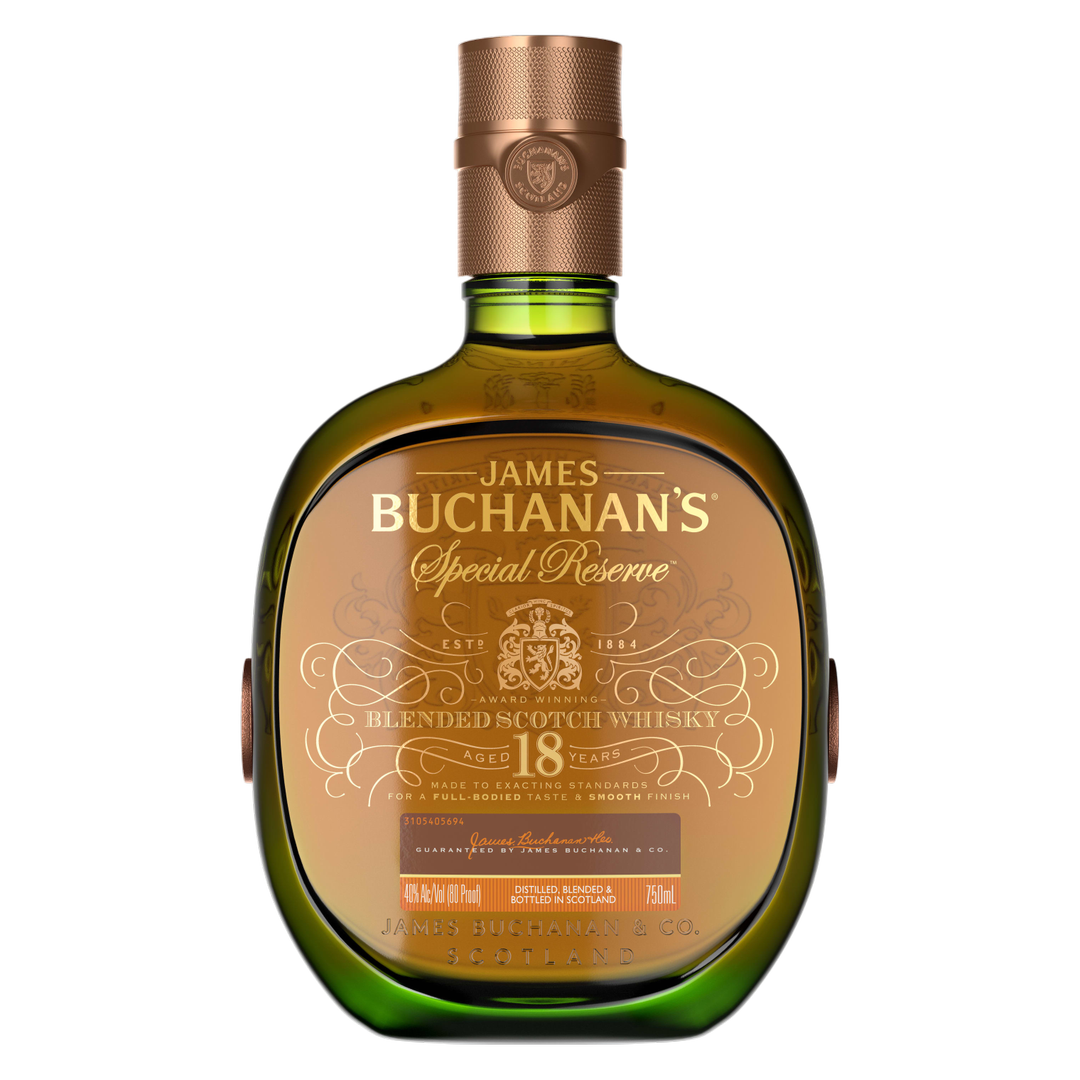 Buchanan's Special Reserve Aged 18 Years Blended Scotch Whisky, 750 mL