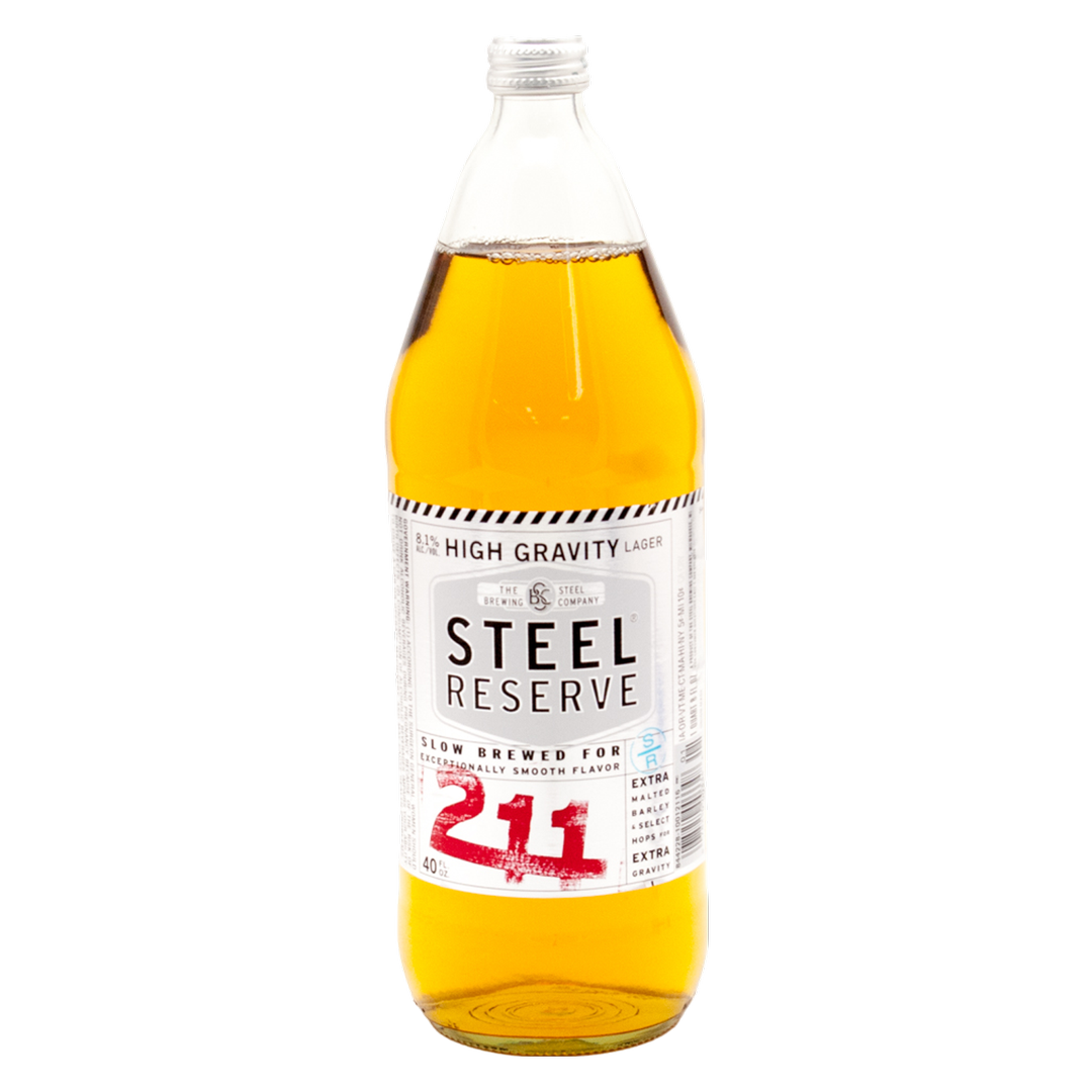 Steel Reserve 211 High Gravity Single 42oz Btl 8.1% ABV