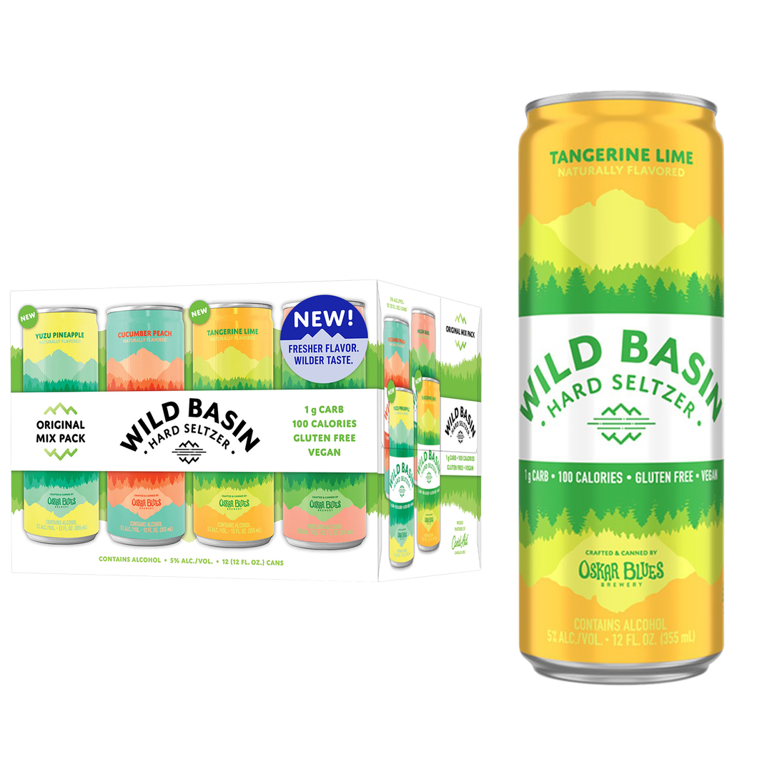 Oskar Blue's Wild Basin Variety Seltzer 12pk 12oz Can