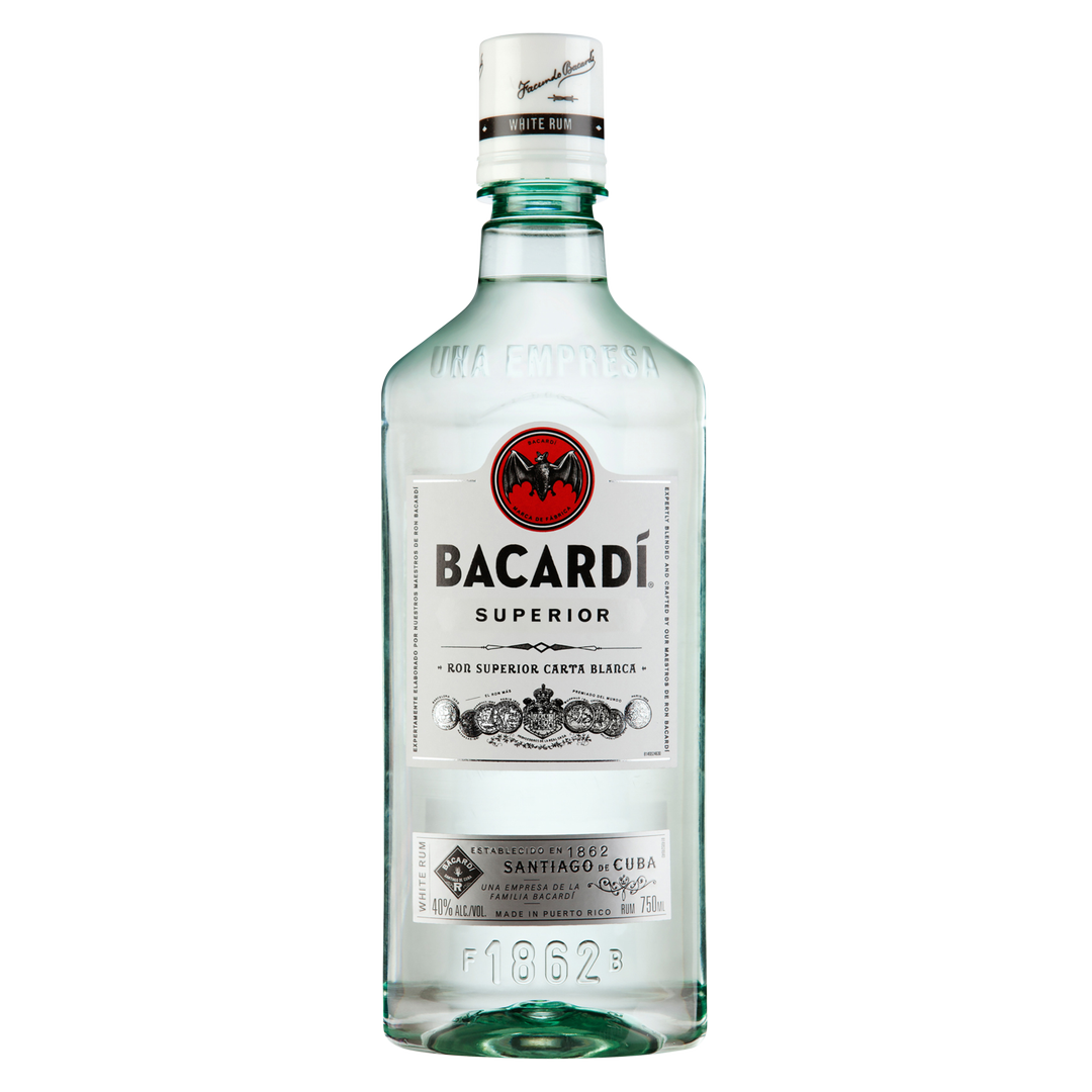 Bacardi Superior White Rum Plastic