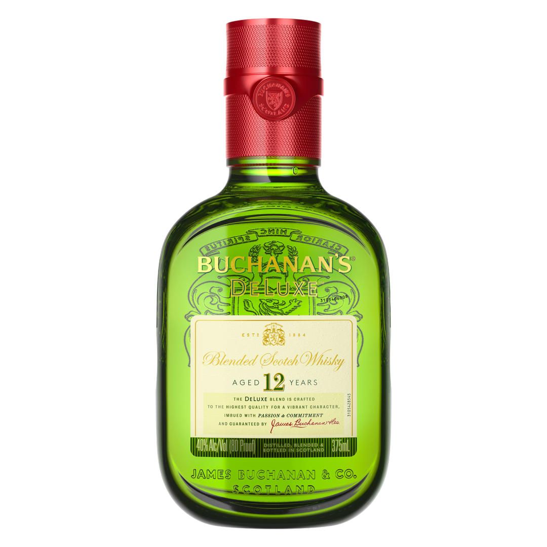 Buchanan's DeLuxe Aged 12 Years Blended Scotch Whisky, 375 mL