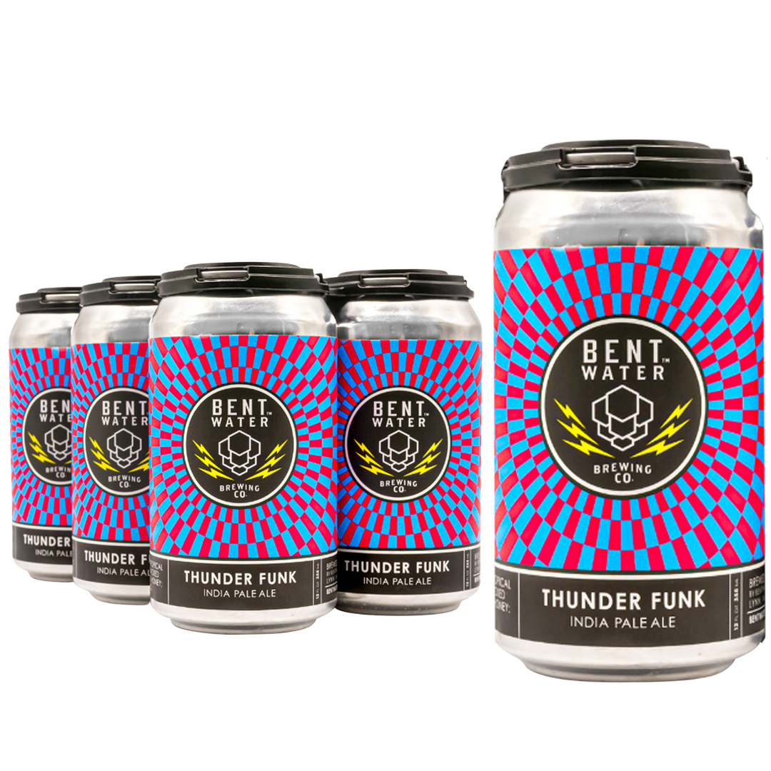 Bent Water Brewing Thunder Funk IPA 6pk 12oz Can 7.2% ABV