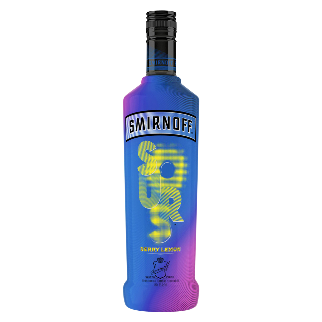 Smirnoff Sours Berry Lemon Vod 750 Ml