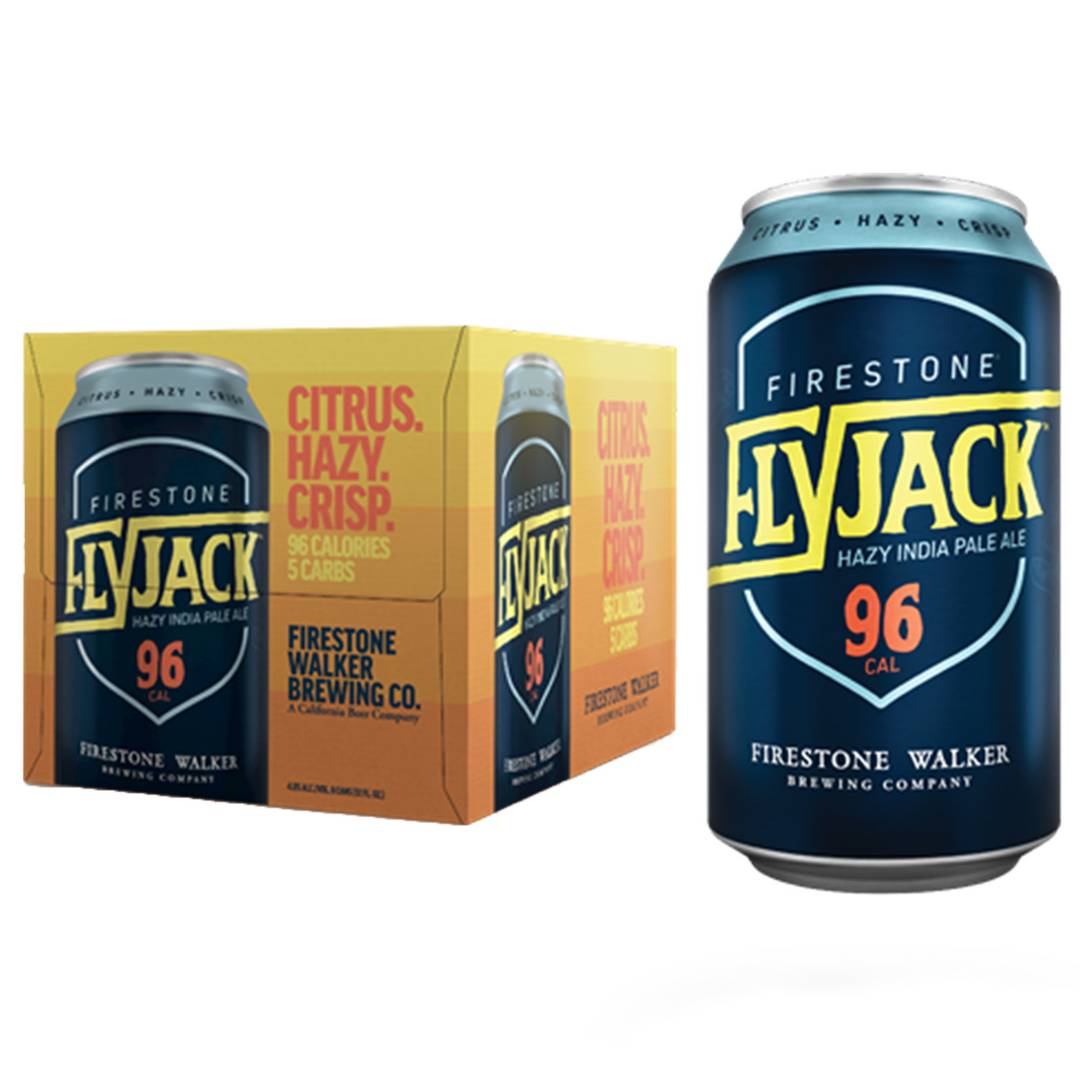 Firestone Walker FlyJack Hazy IPA 6pk 12oz Can 4.0% ABV