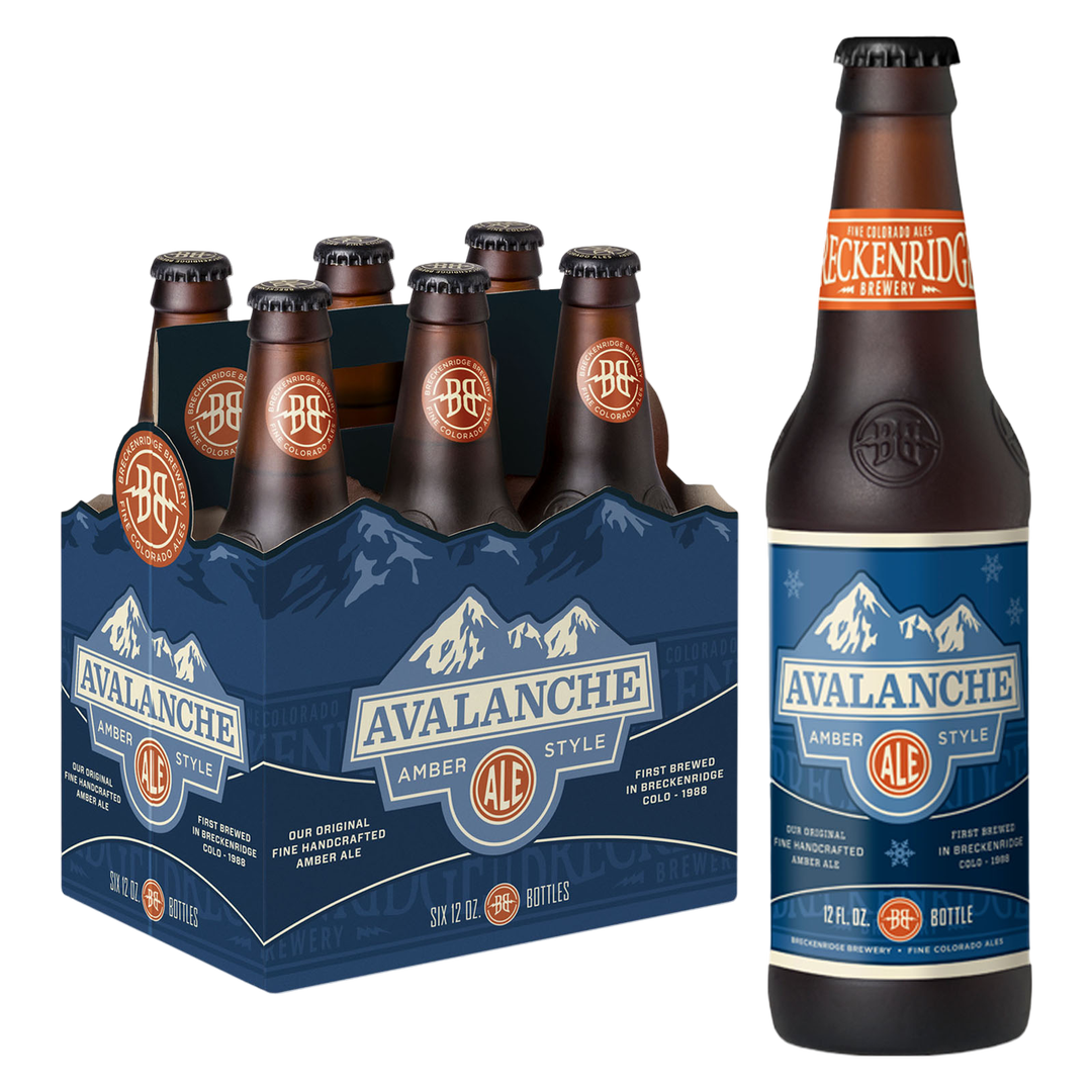 Breckenridge Avalanche Amber Ale 6Pk Bottle 5 % ABV