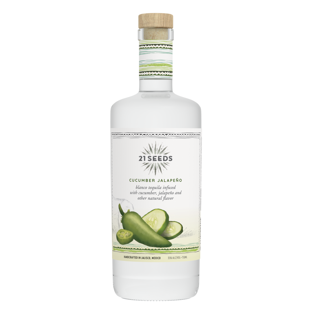 21 Seeds Cucumber Jalapeno Infused Blanco Tequila