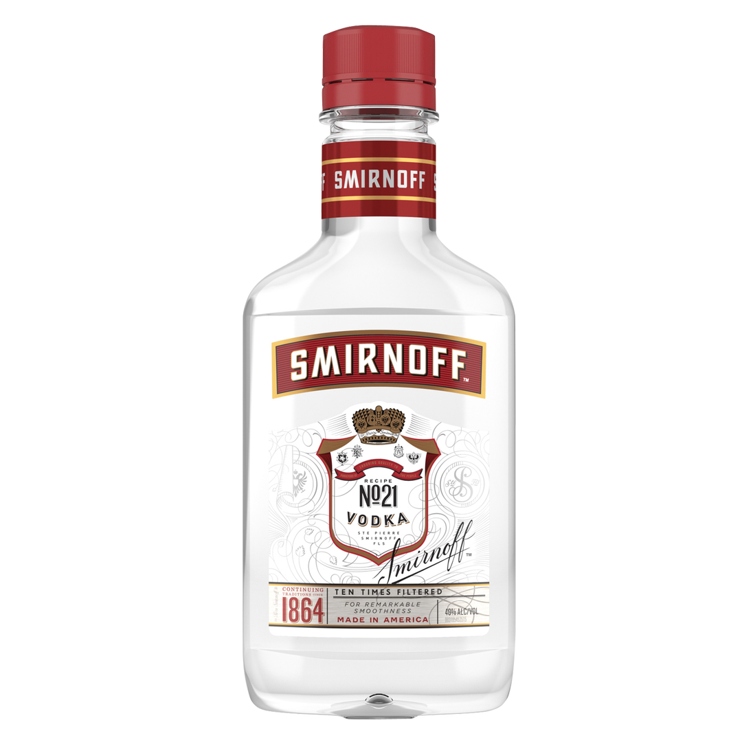Smirnoff No. 21 80 Proof Vodka, 200 mL