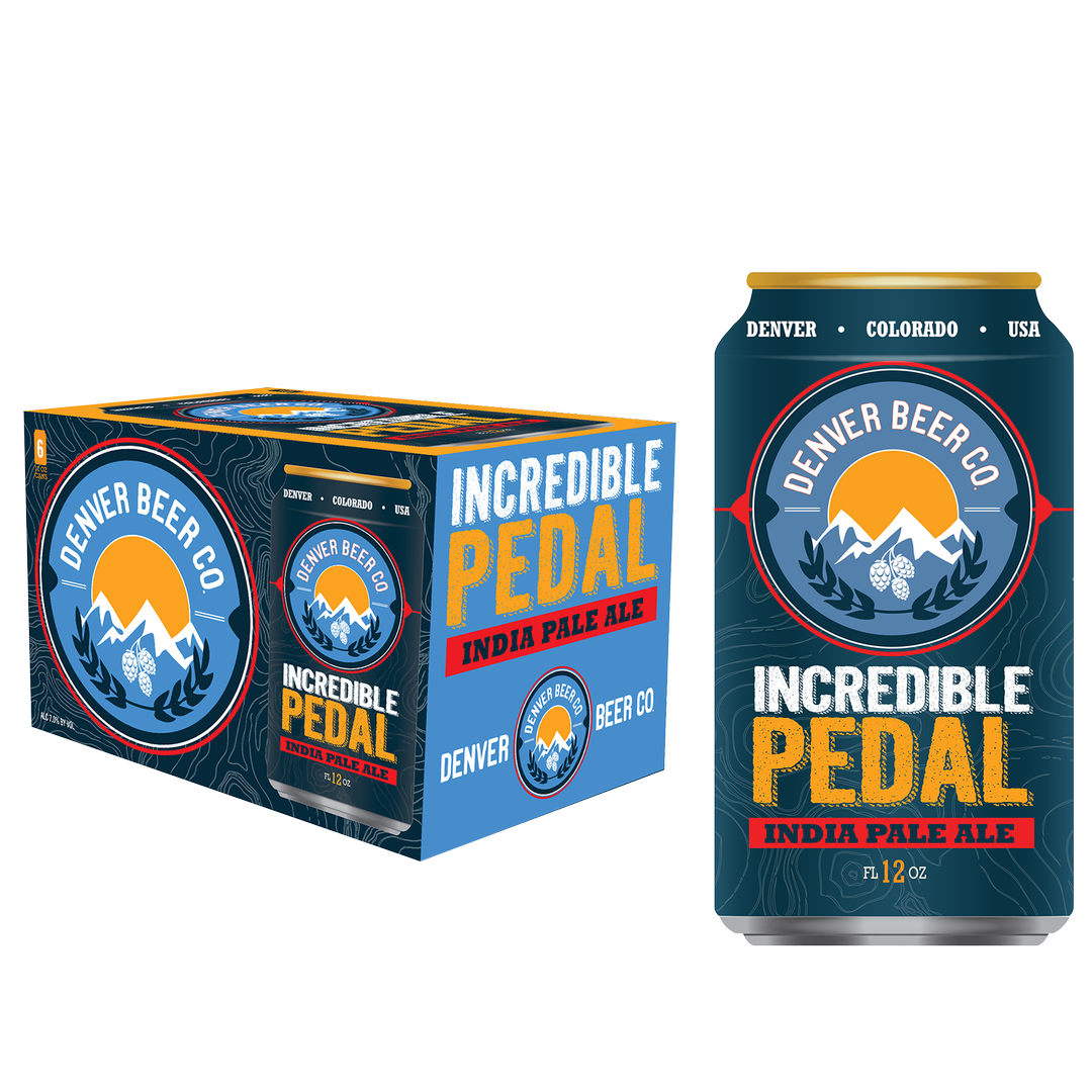 Denver Beer Co Incredible Pedal IPA 6pk 12oz can ABV 7.0%