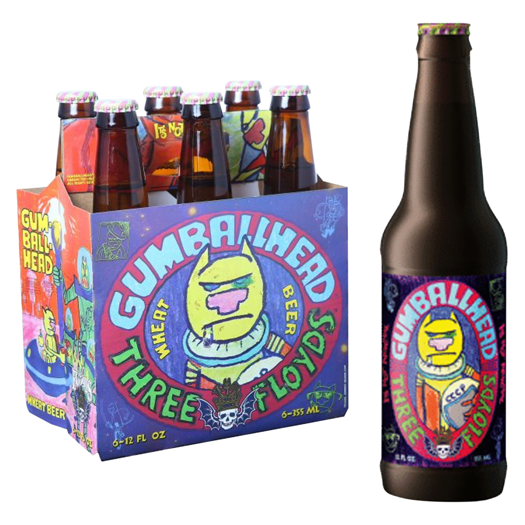 Three Floyds Gumballhead Wheat Ale 6pk 12oz Btl 5.6% ABV