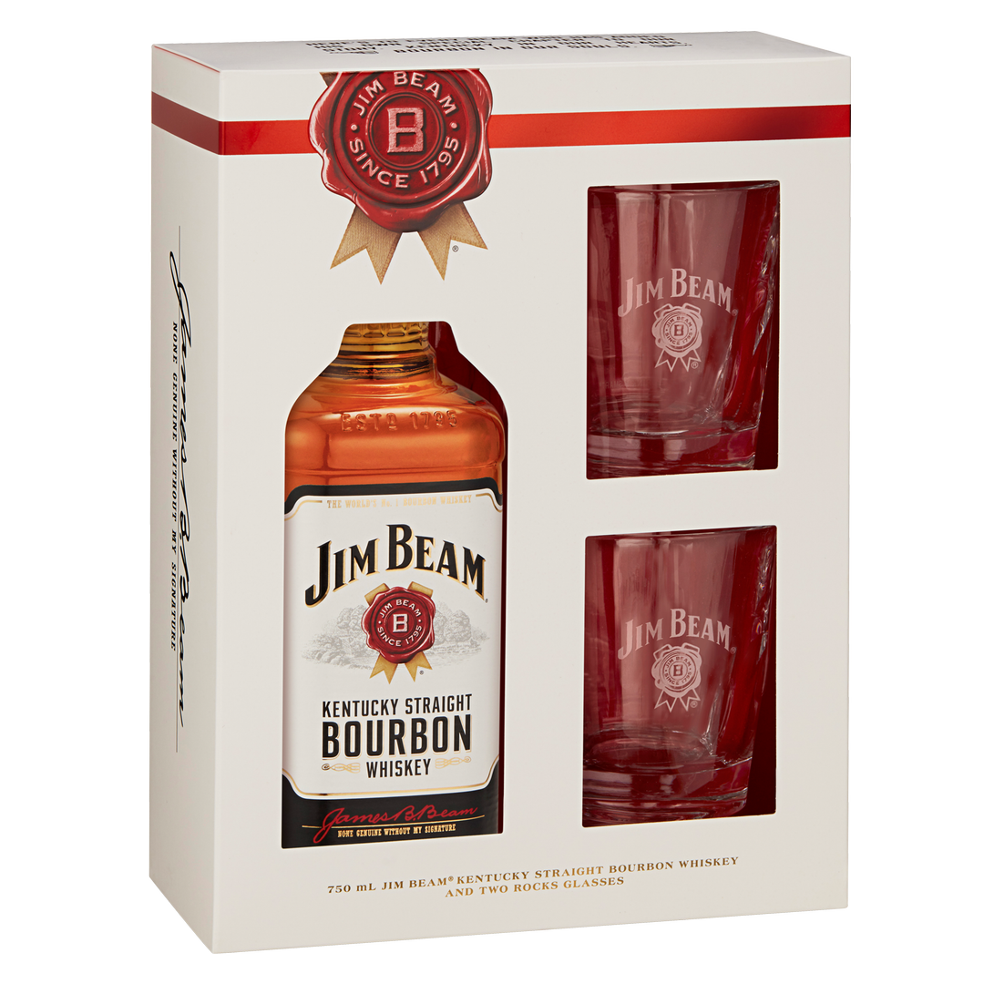 Jim Beam Bourbon Gift Set