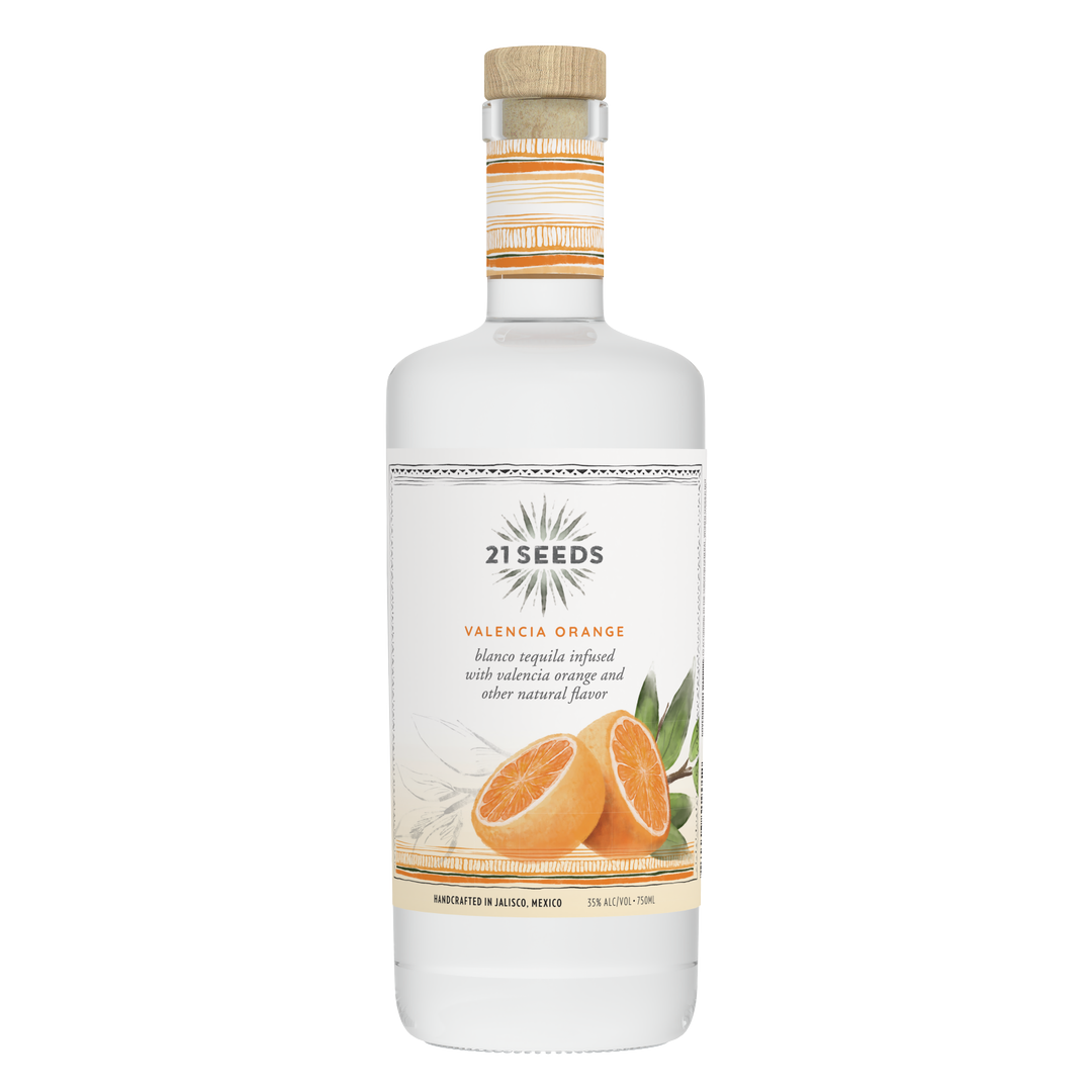 21 Seeds Valencia Orange Infused Blanco Tequila