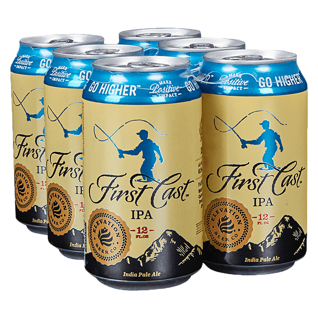 Elevation Brewing Company First Cast IPA 6pk 12oz Can 6% ABV