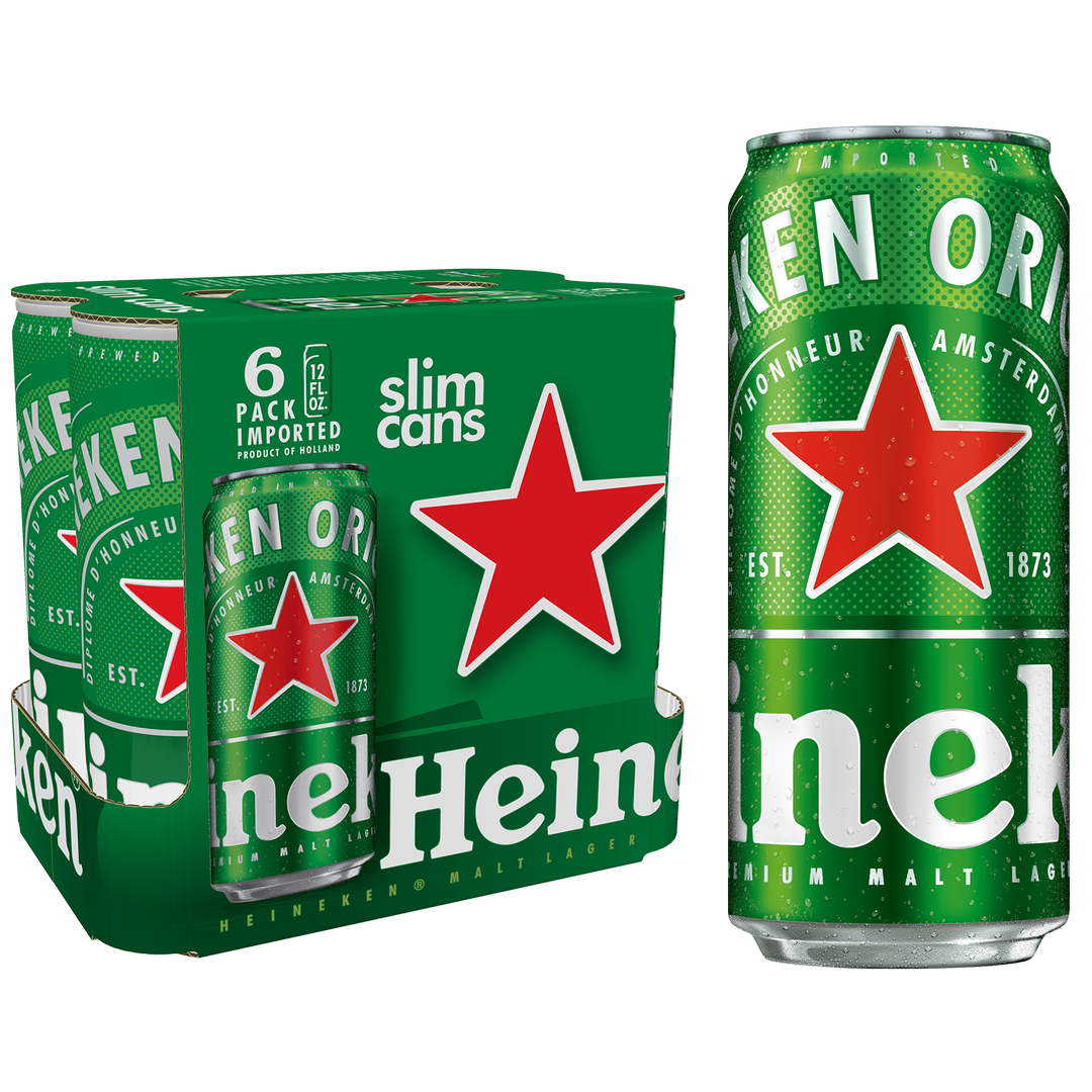 Heineken 6pk 12oz Can 5.0% ABV