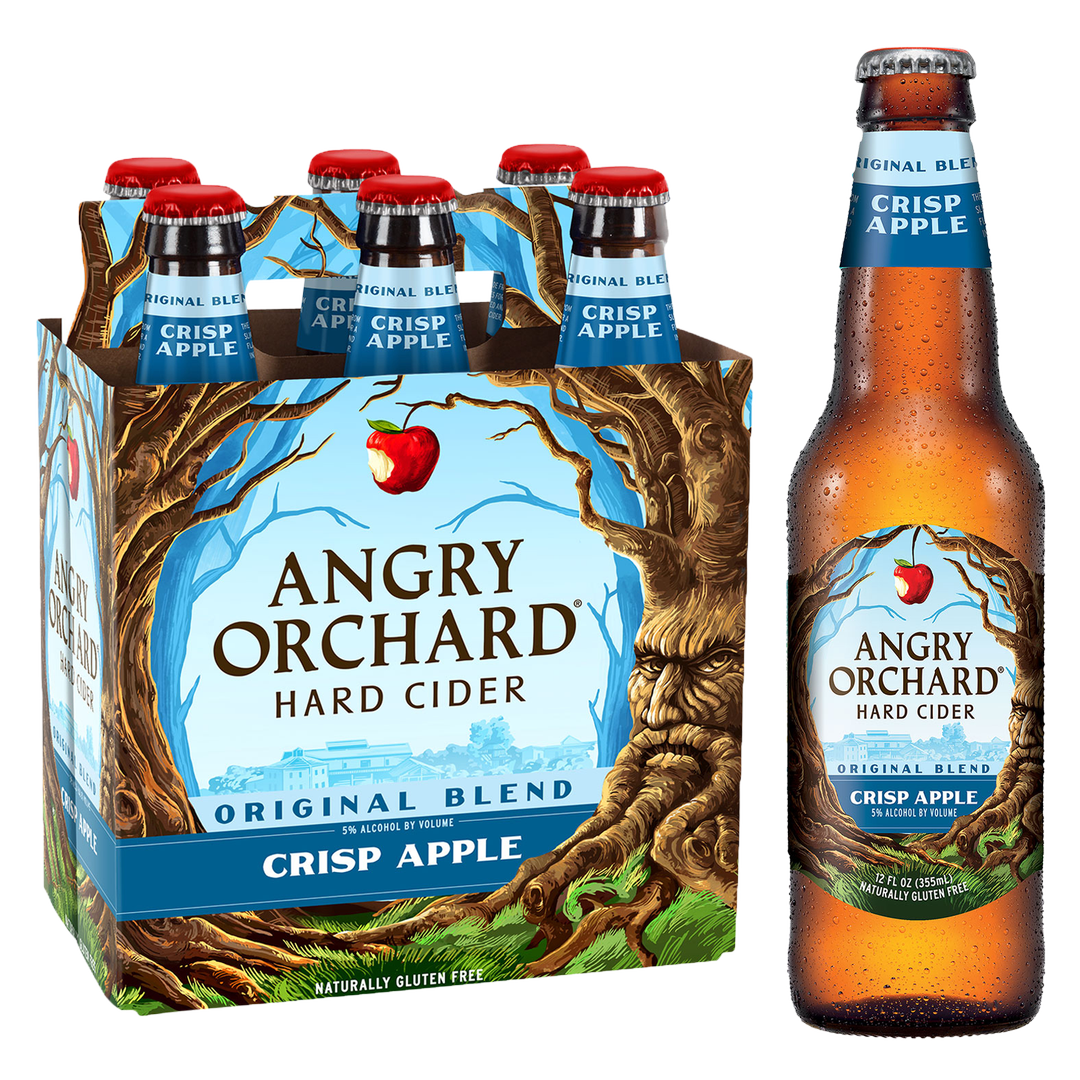 Angry Orchard Crisp Apple 6pk 12oz Btl 5.0% ABV