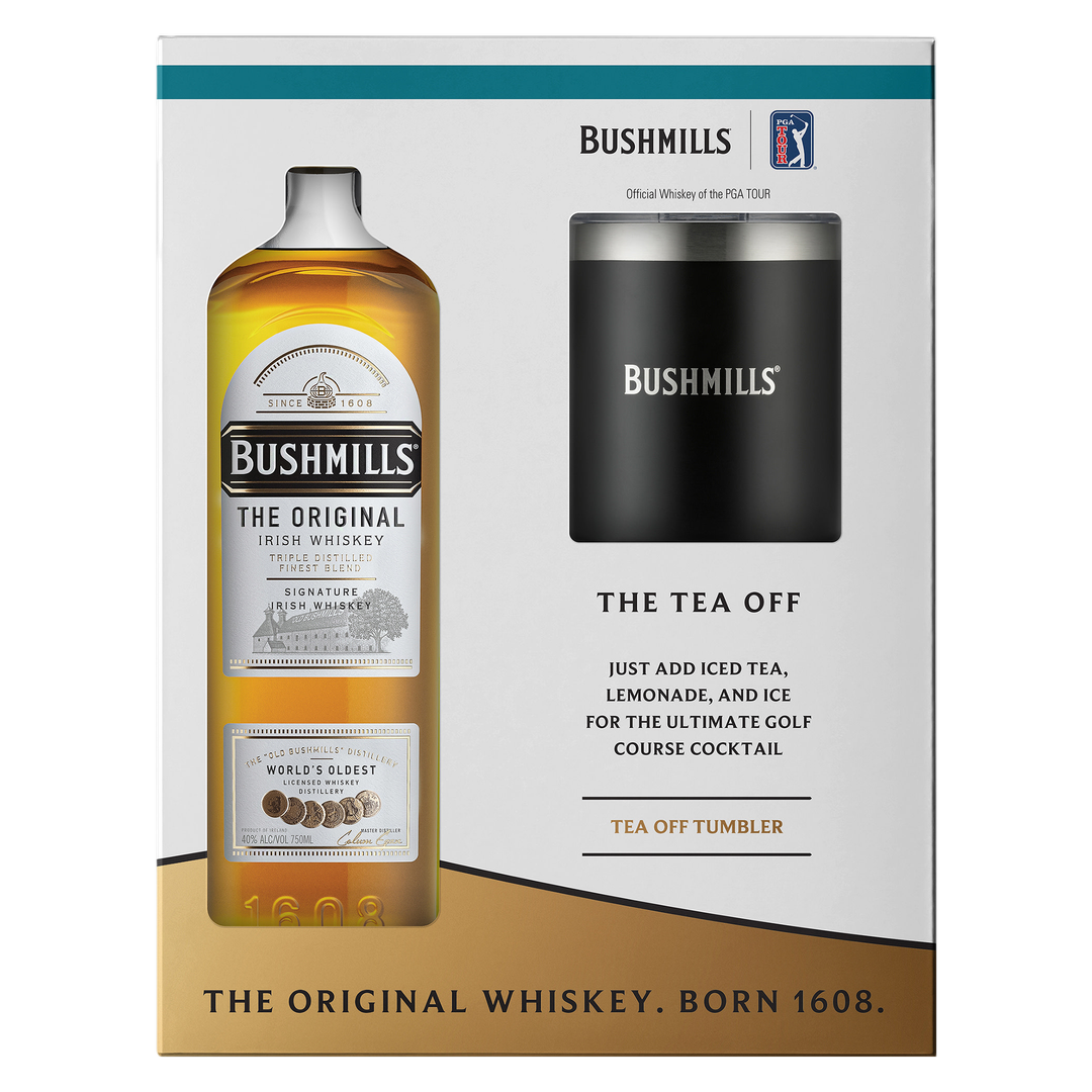 Bushmills Original with PGA Golf Tumbler Irish Whiskey