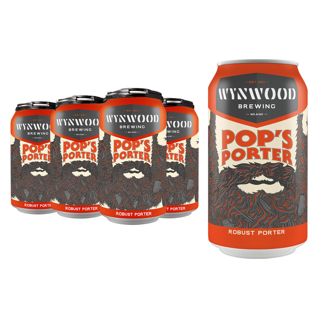 Wynwood Pop's Porter 6pk 12oz Can 6.2% ABV