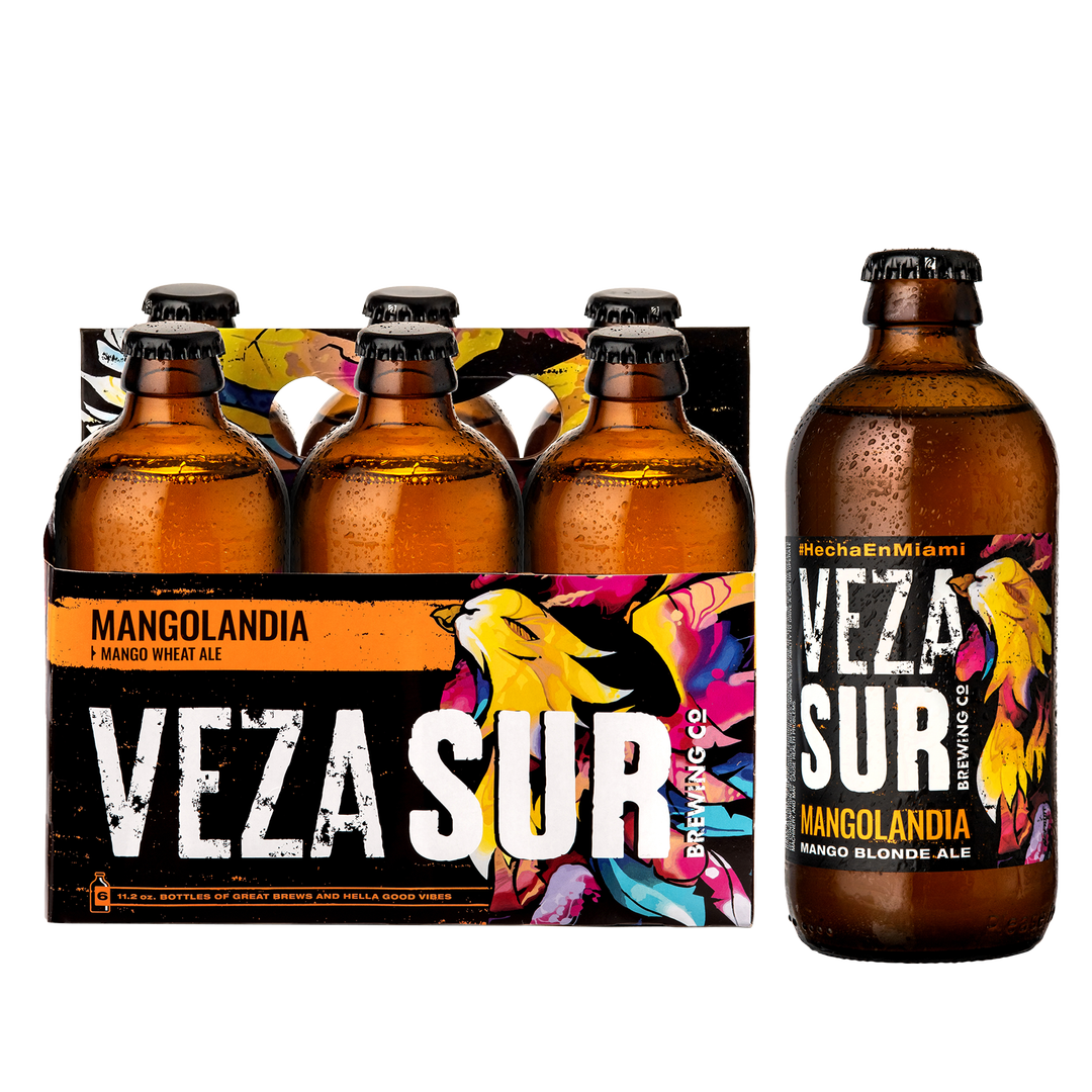 Veza Sur Brewing Manolandia Mango Blonde 6pk 12oz Btl 4.8% ABV