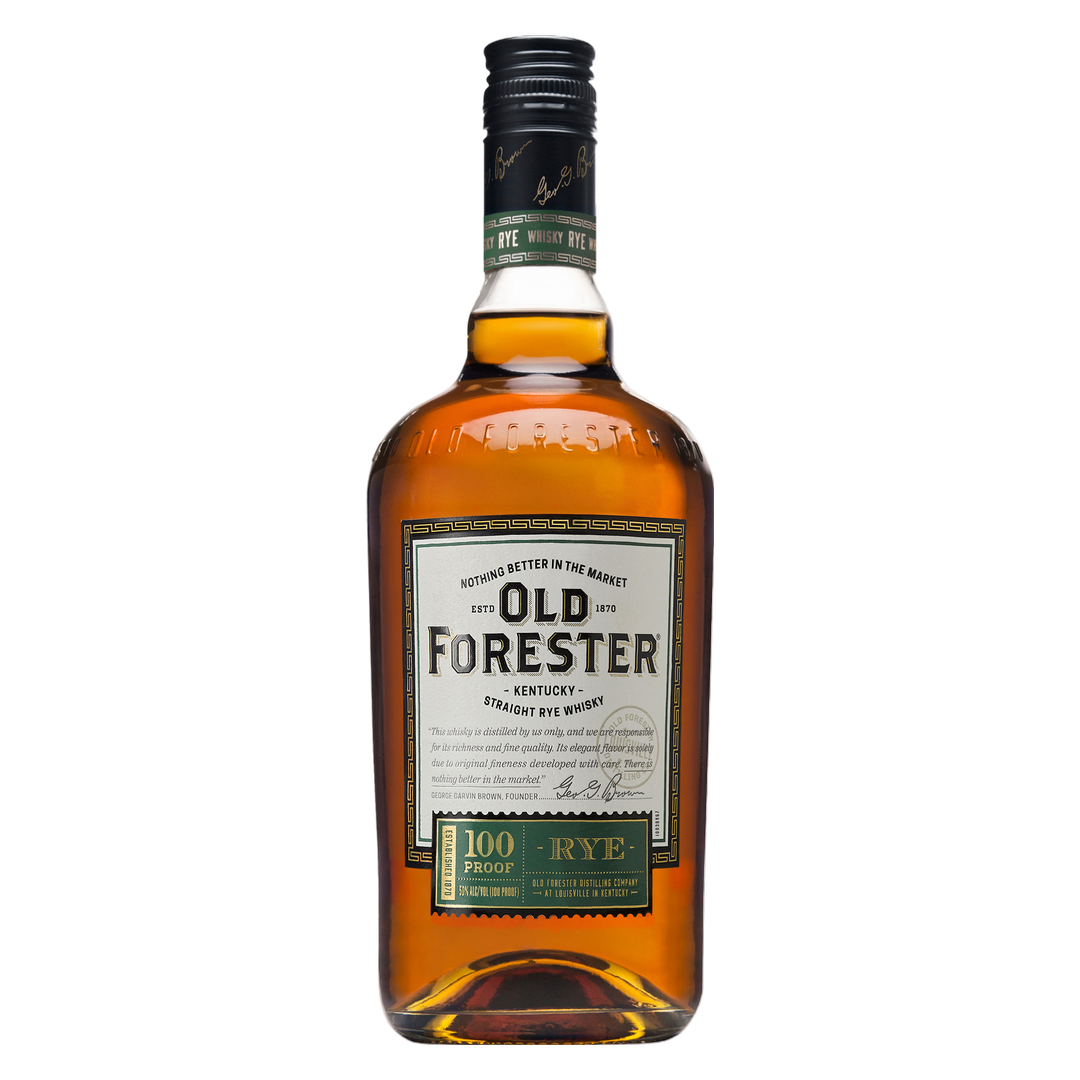 Old Forester Kentucky Straight Rye Whisky, 750 mL Bottle, 100 Proof
