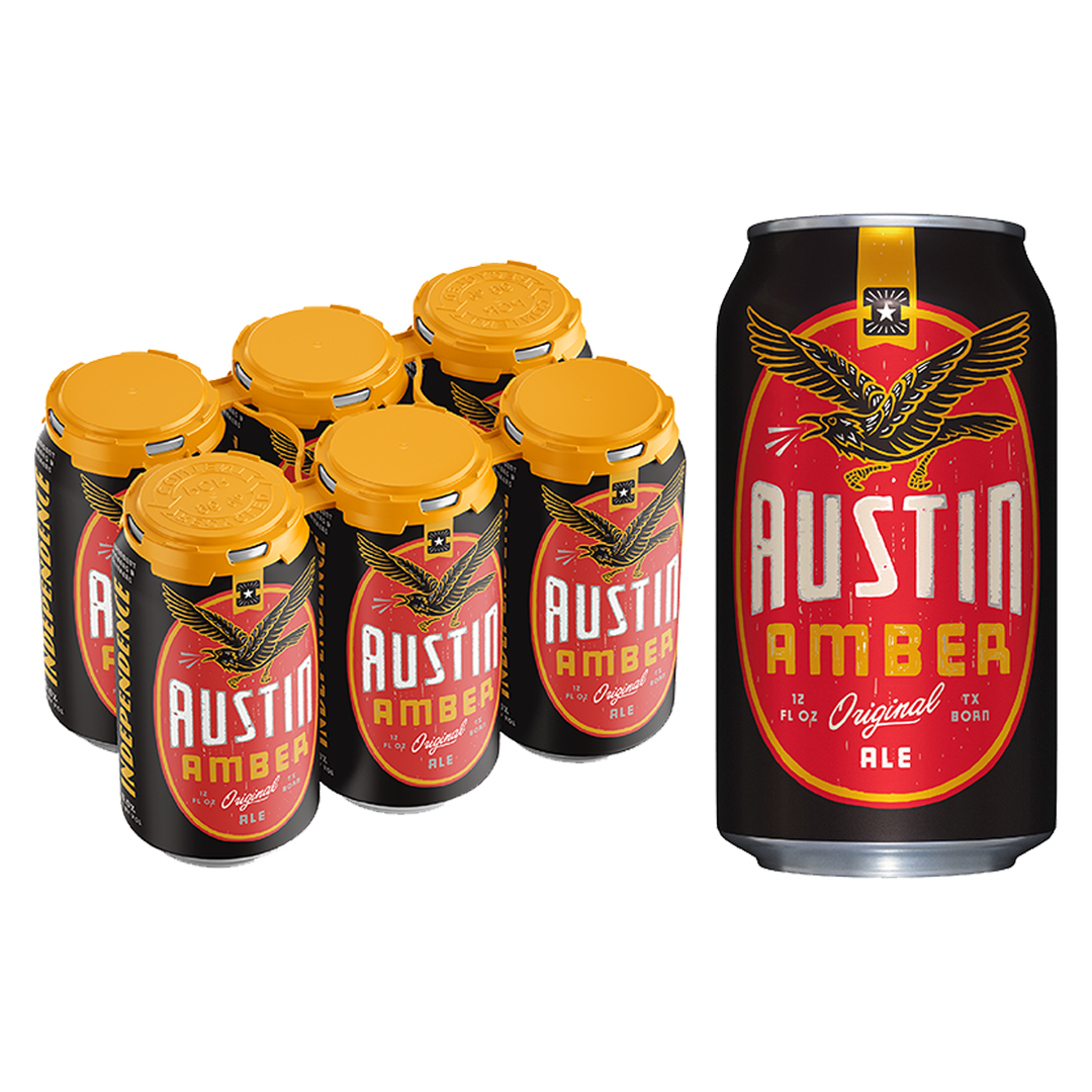 Independence Brewing Austin Amber 6pk 12oz Can 6.0% ABV