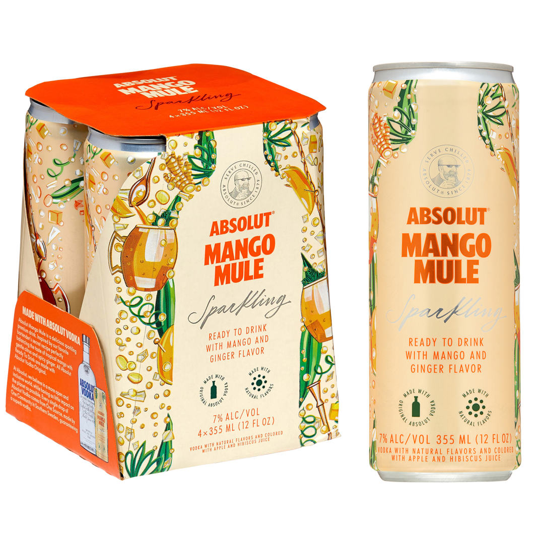 Absolut Mango Mule 4pk 12oz Can 7.0% ABV