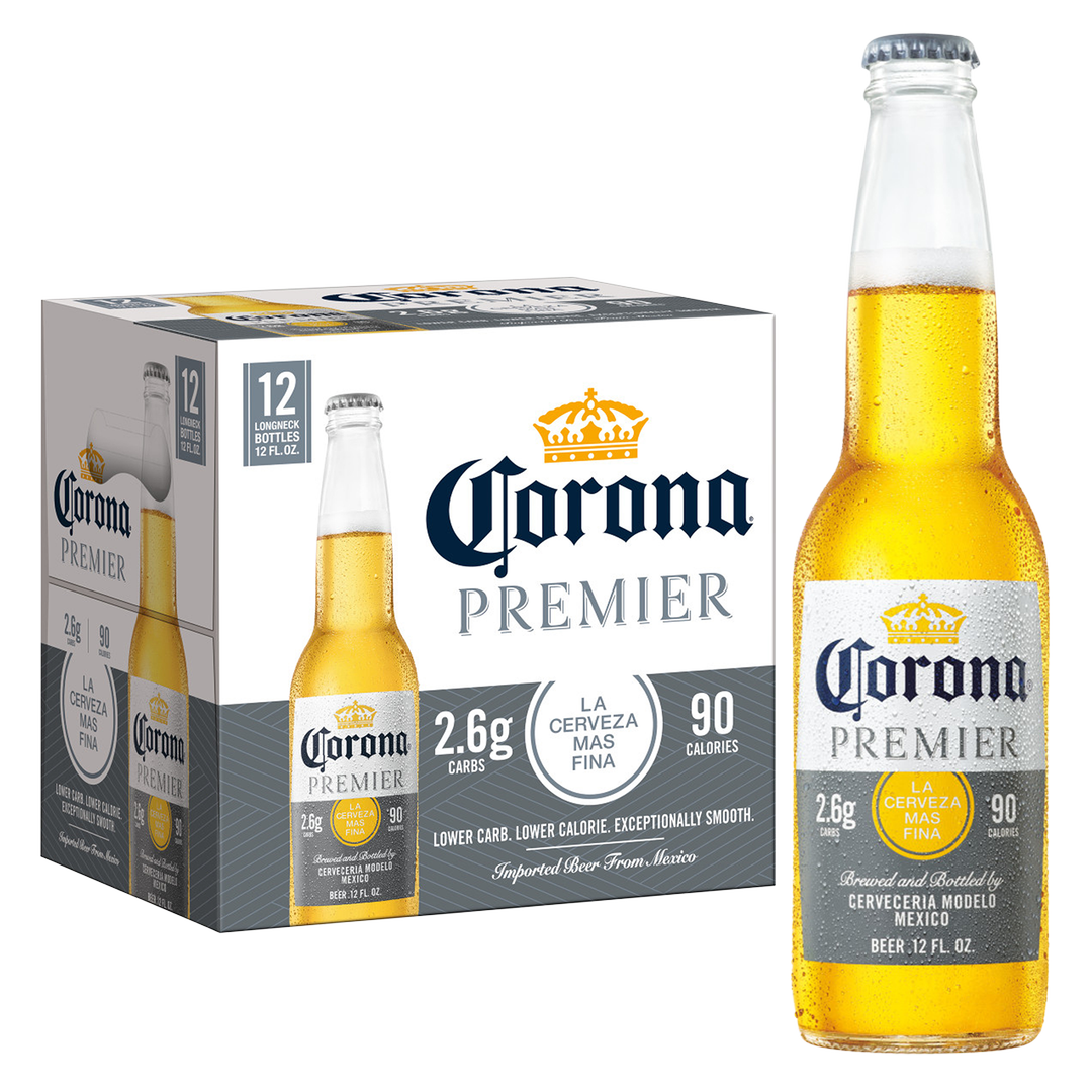 Corona Premier 12pk 12oz Btl 4.0% ABV